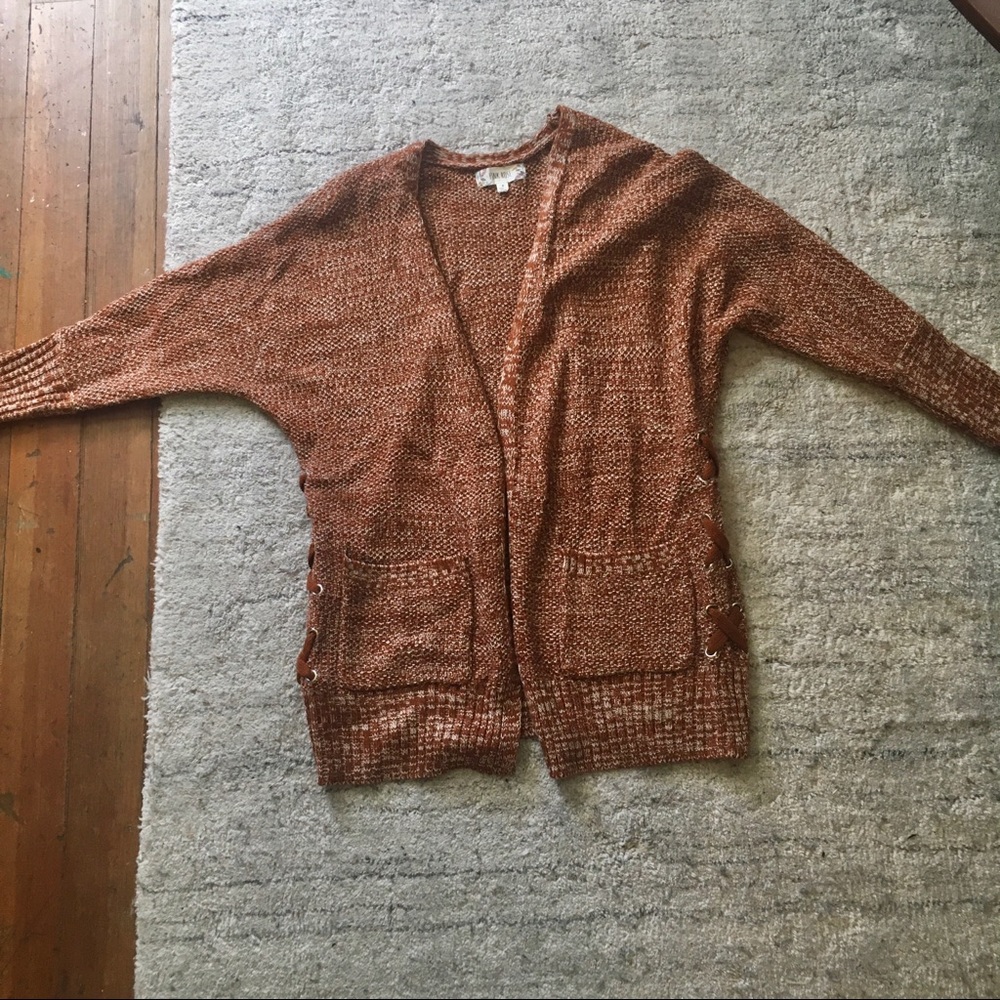 LAST DAY Pink Rose cardigan